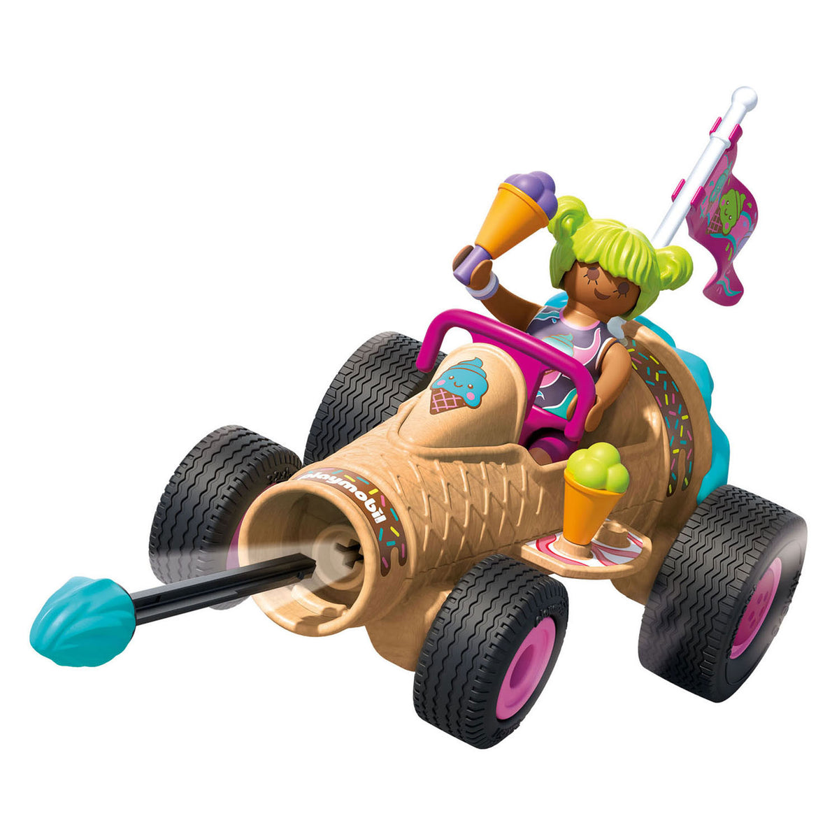 Playmobil - funstars racende ijshoorn - 71718