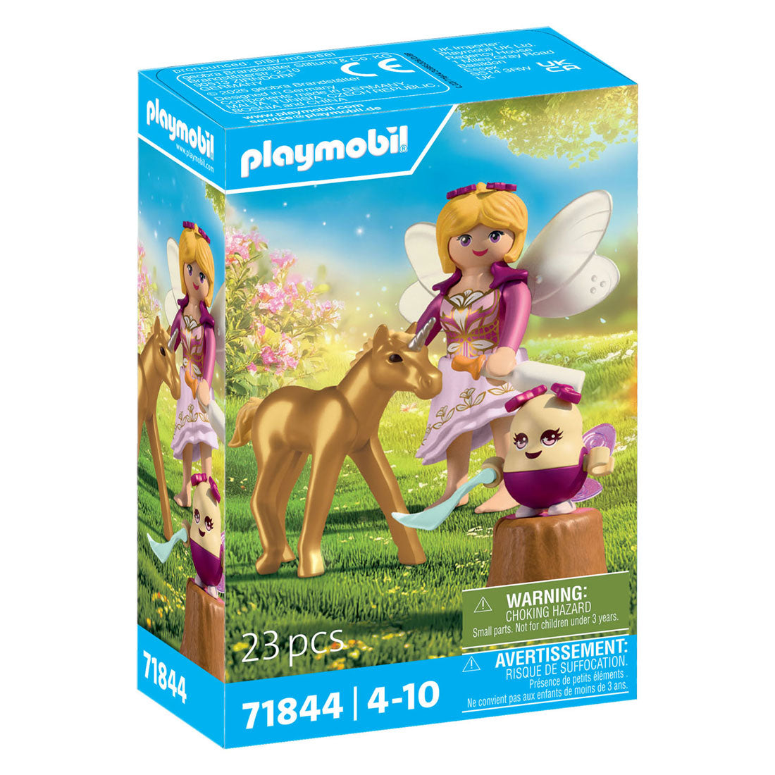 Playmobil - gouden eenhoornveulen met fee - 71844