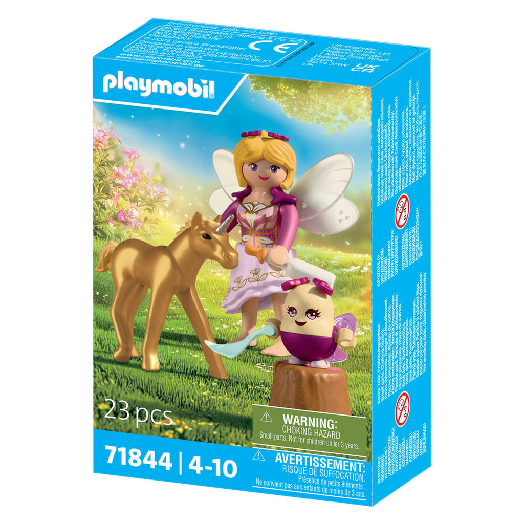 Playmobil - gouden eenhoornveulen met fee - 71844