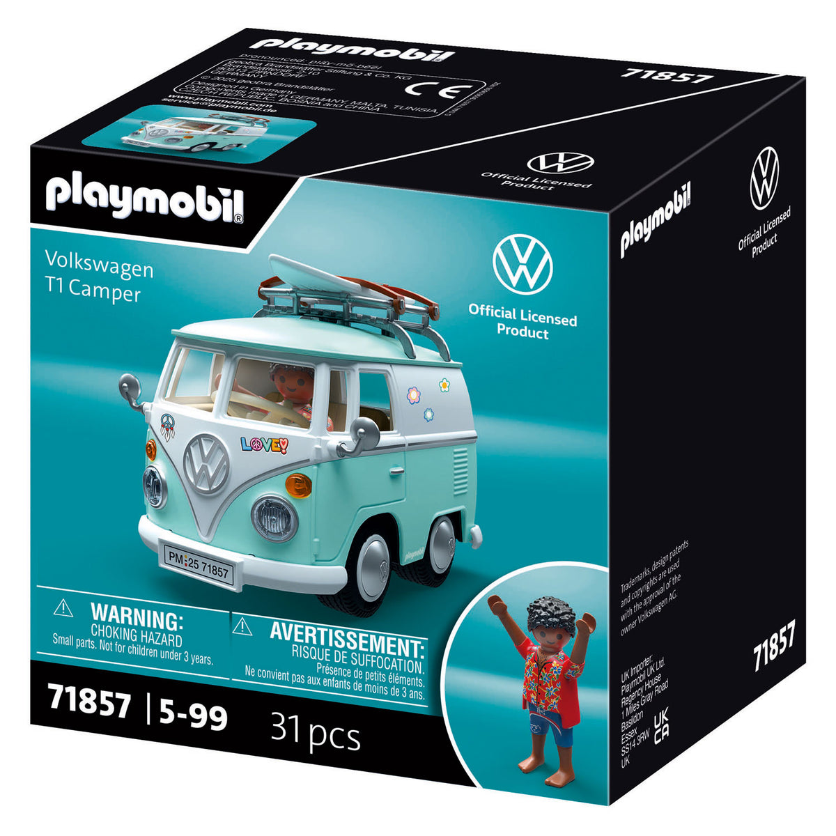 Playmobil collector cars volkswagen t1 camper - 71857