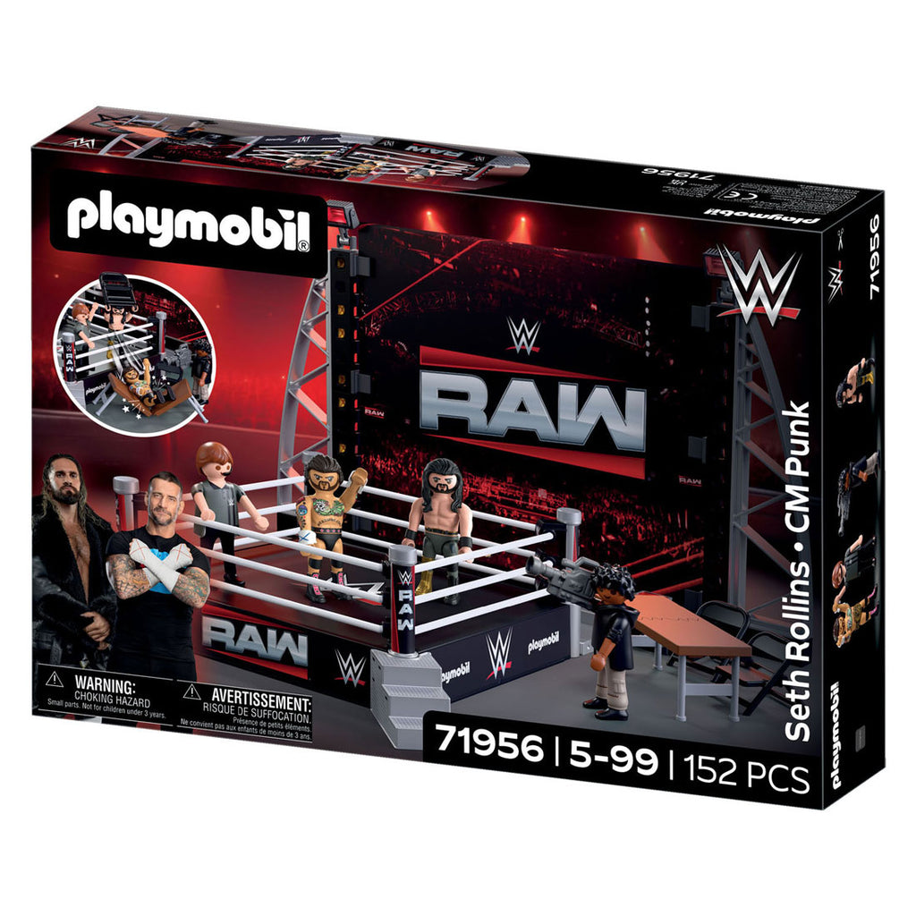 Playmobil - wwe raw ring verzamelaarsset - 71956