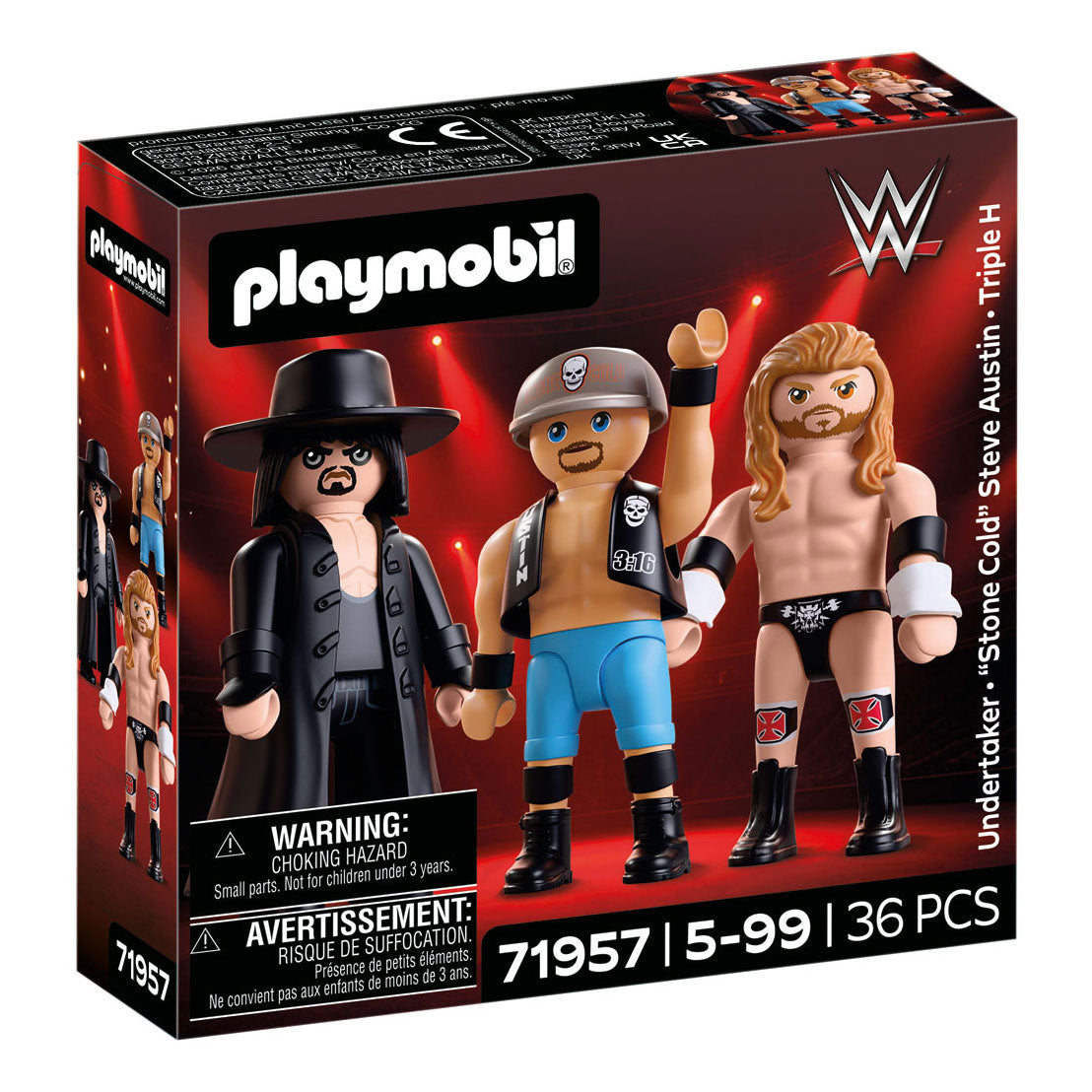 Playmobil - wwe attitude era multipack - 71957
