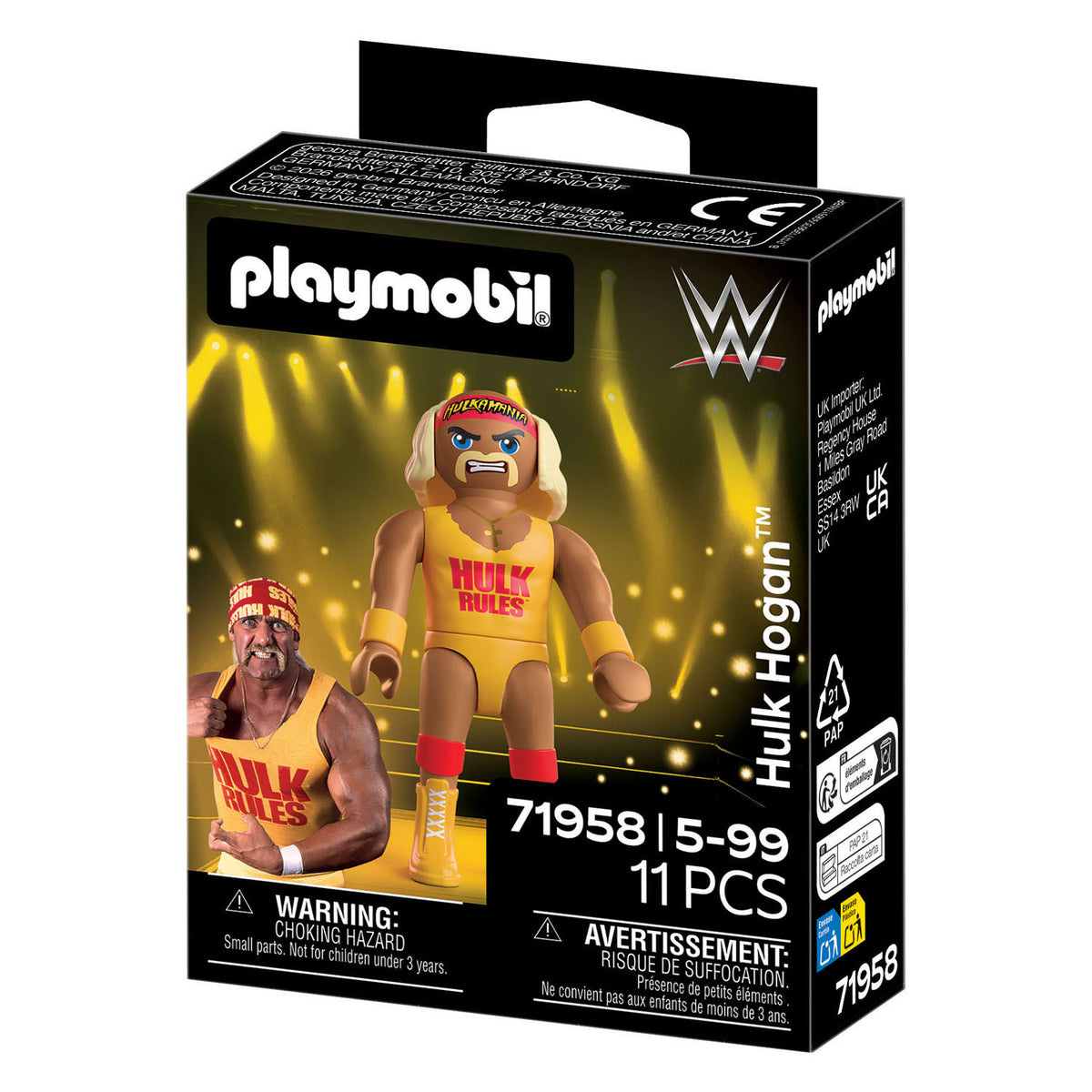 Playmobil - wwe hulk hogan - 71958