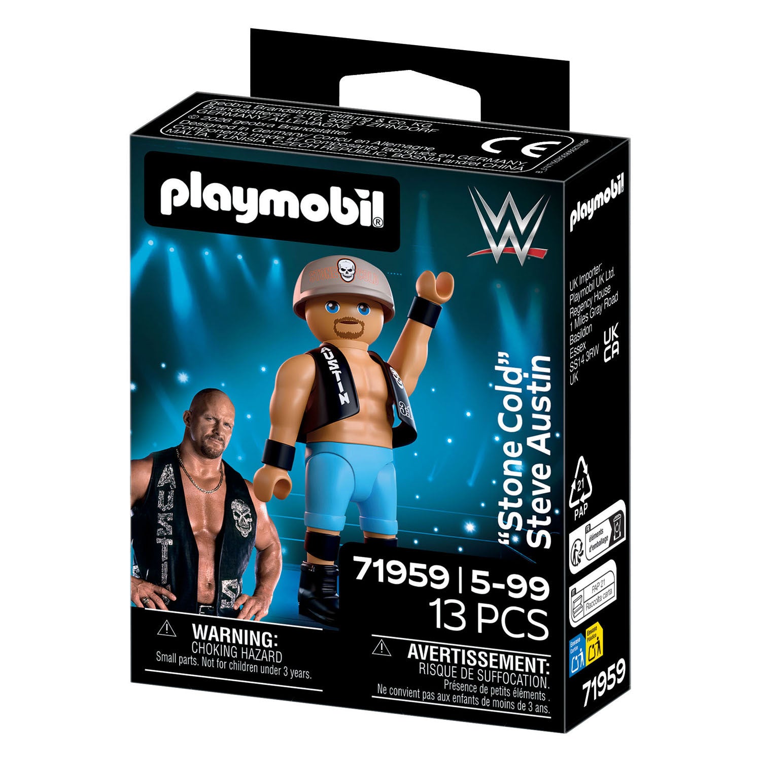 Playmobil - wwe "stone cold" steve austin - 71959