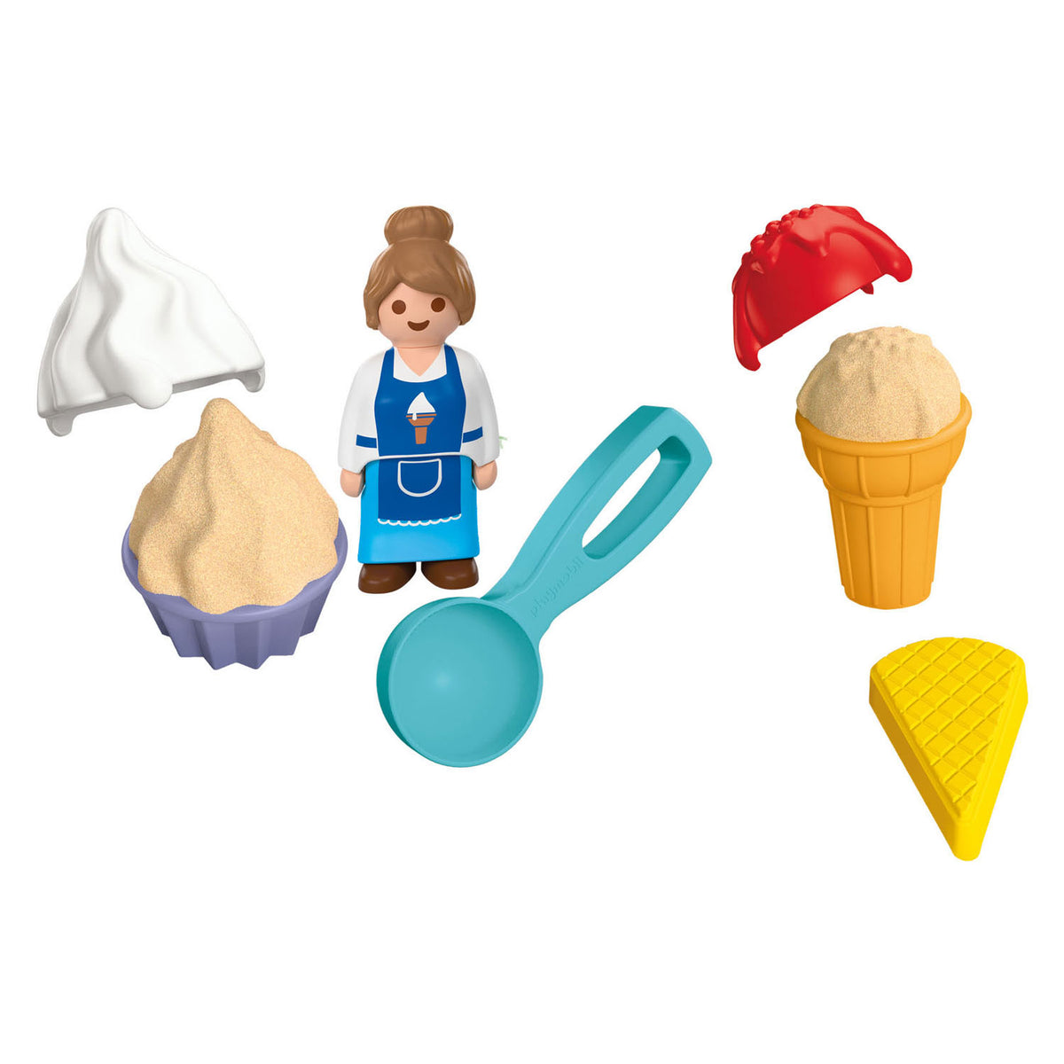 Playmobil - junior zand-ijswinkel - 72006