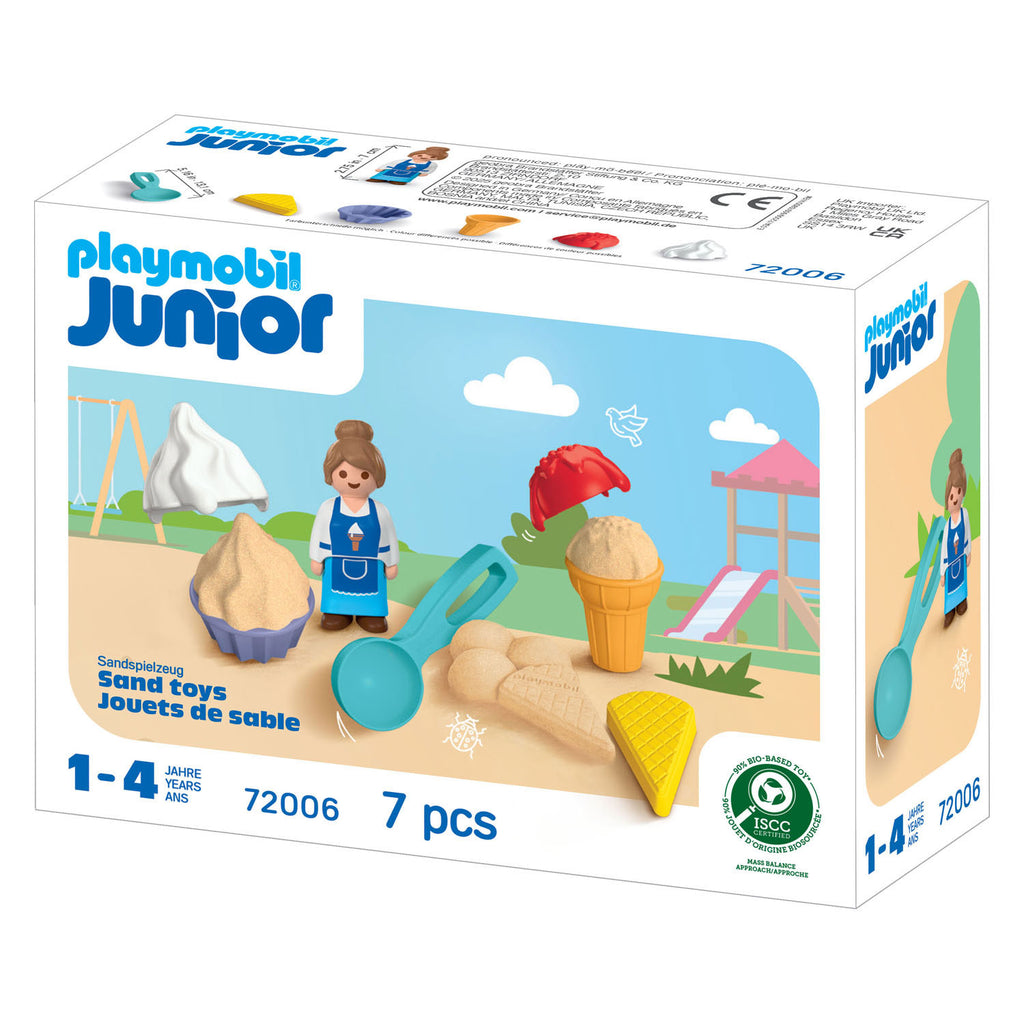 Playmobil - junior zand-ijswinkel - 72006