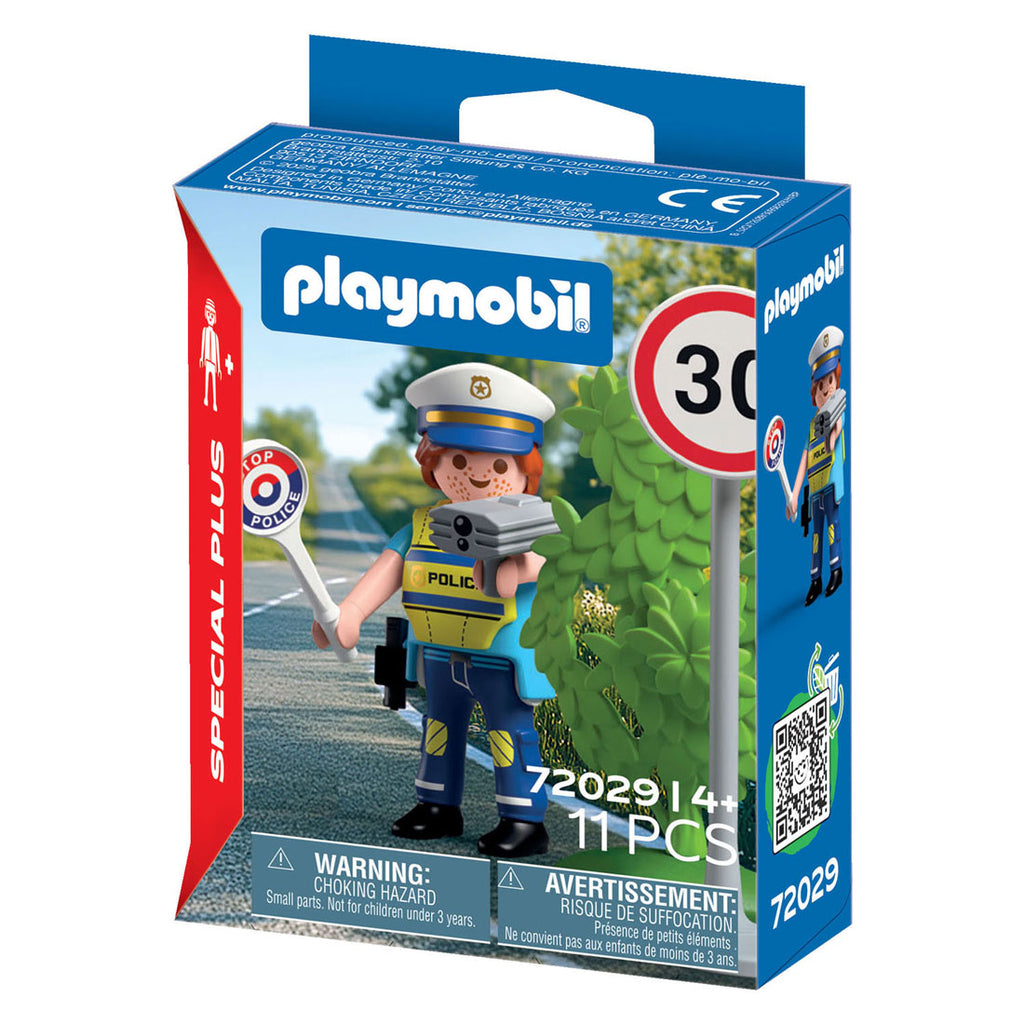 Playmobil - specials politieagent met snelheidsradar - 72029