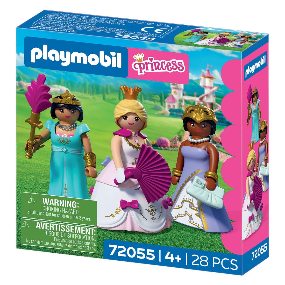Playmobil - princess drie prinsessen - 72055