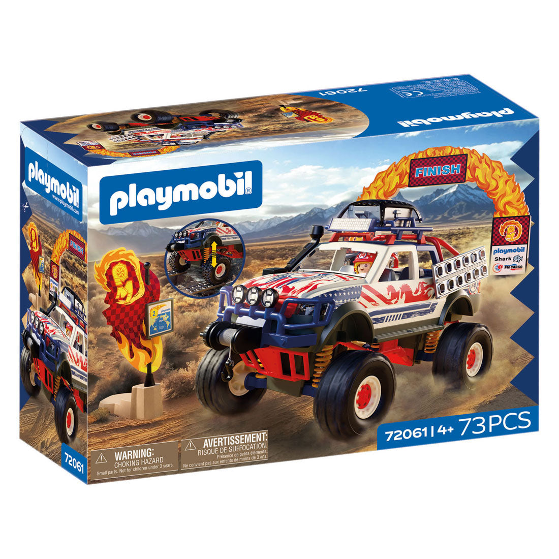 Playmobil - cars offroad vrachtwagen - 72061