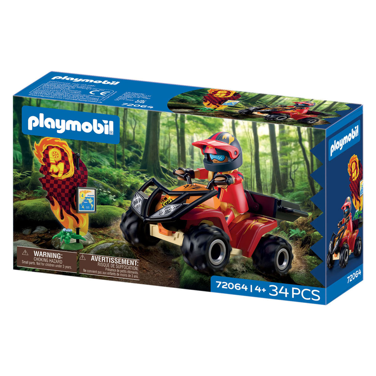 Playmobil - cars offroad quad - 72064