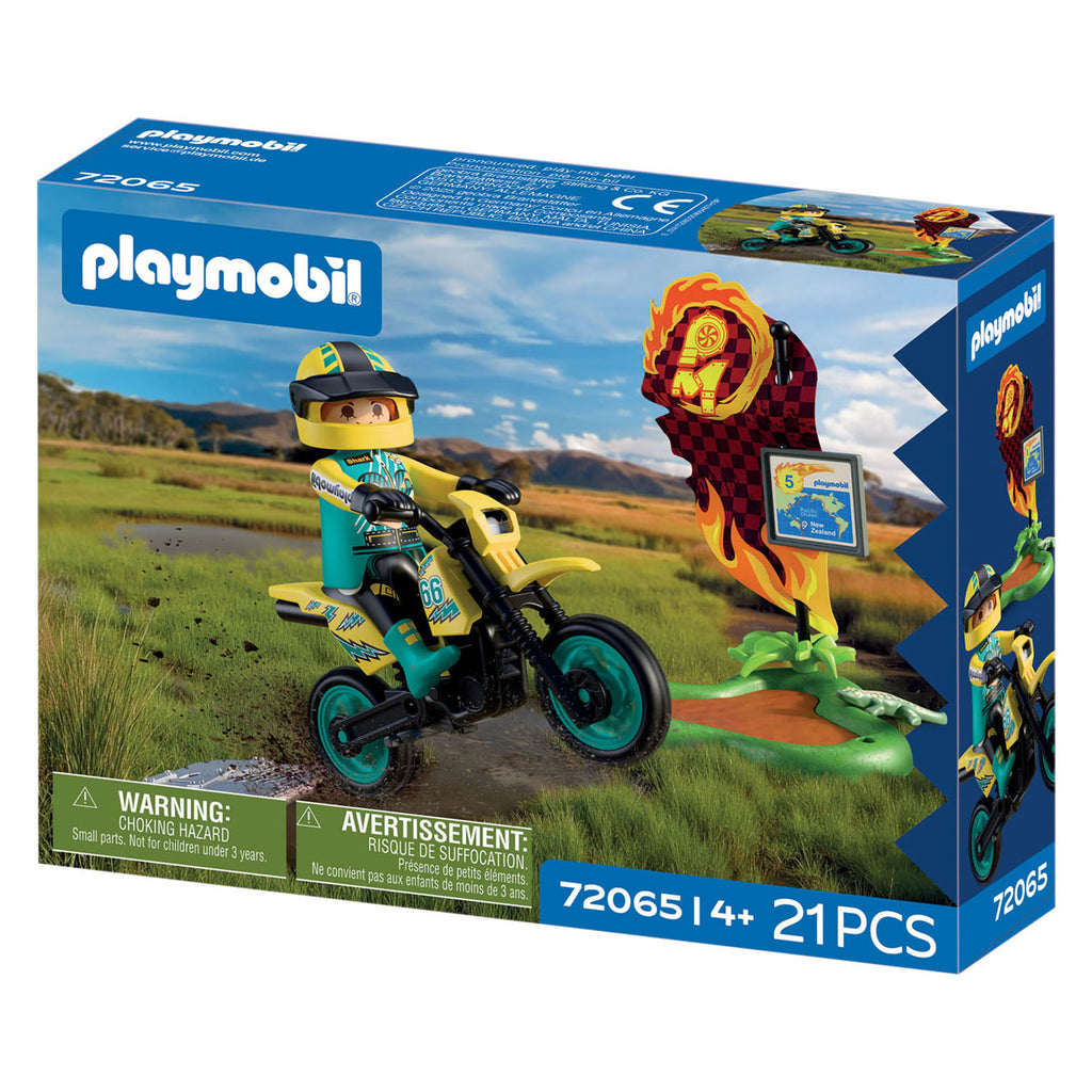Playmobil - cars offroad motorfiets - 72065