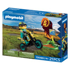 Playmobil - cars offroad motorfiets - 72065