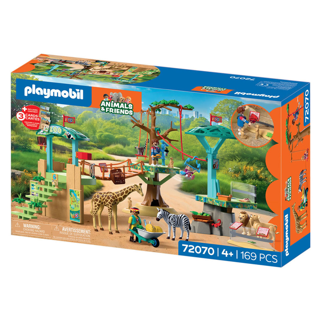 Playmobil - animals & friends dierentuin wildernis klimpark - 72070