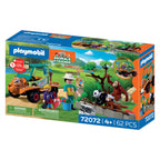 Playmobil animals friends dierentuin dierenverzorger met voertuig - 72072
