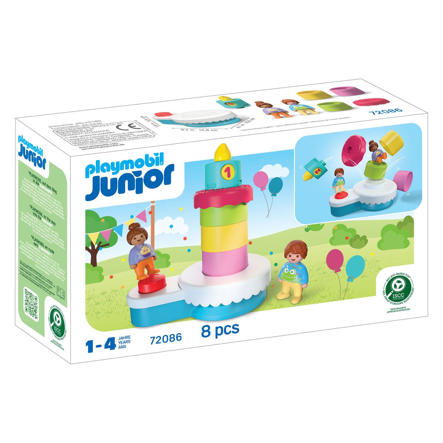 Playmobil - junior verjaardagstaart - 72086