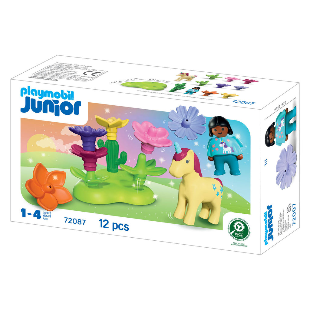 Playmobil - junior eenhoorn feeentuin - 72087