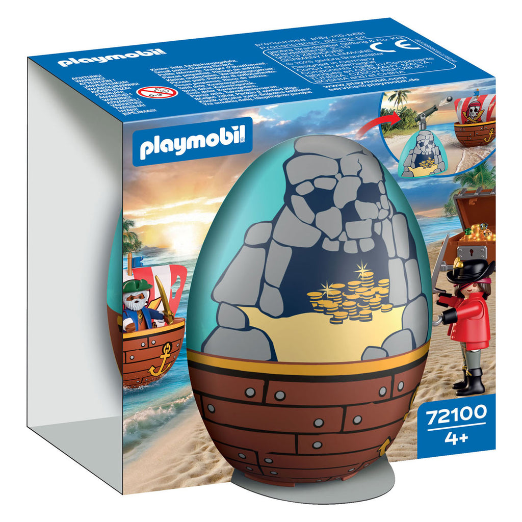 Playmobil - speel-ei piraten - 72100