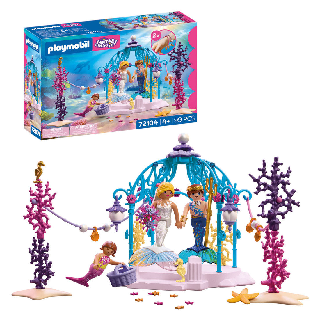 Playmobil - fantasy & magic onderwaterbruiloft - 72104