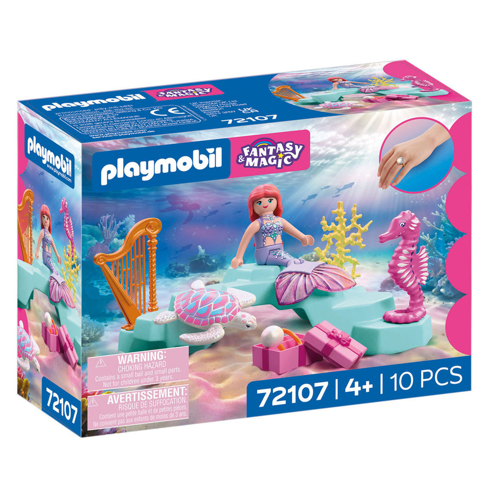 Playmobil - fantasy & magic zeemeermin met geschenk - 72107