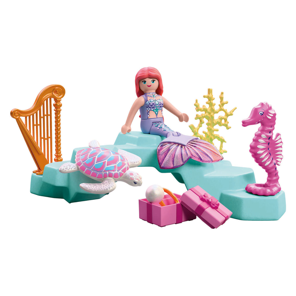 Playmobil - fantasy & magic zeemeermin met geschenk - 72107
