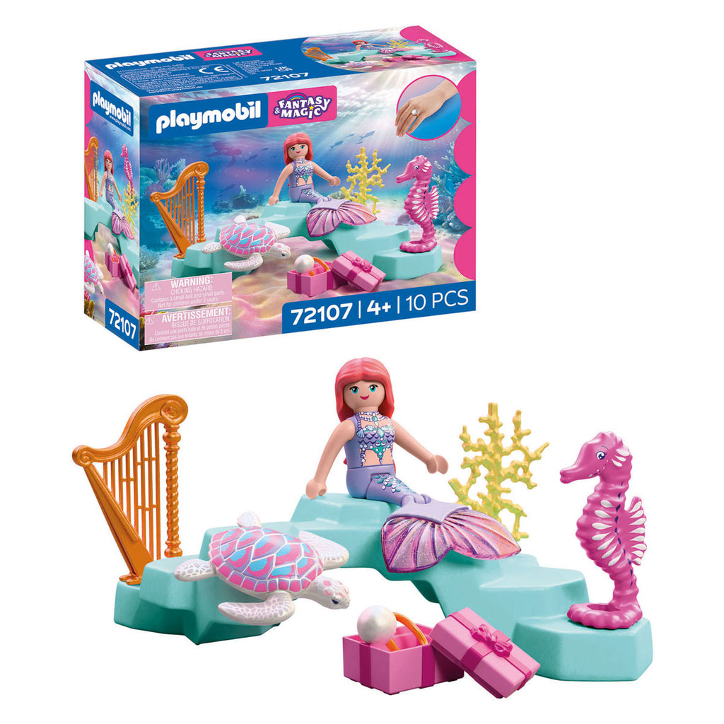 Playmobil - fantasy & magic zeemeermin met geschenk - 72107