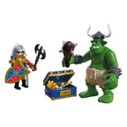 PLAYMOBIL - PLAYMOBIL knights trol met schat van leeuwenridder - 72116
