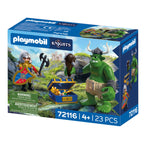 PLAYMOBIL - PLAYMOBIL knights trol met schat van leeuwenridder - 72116