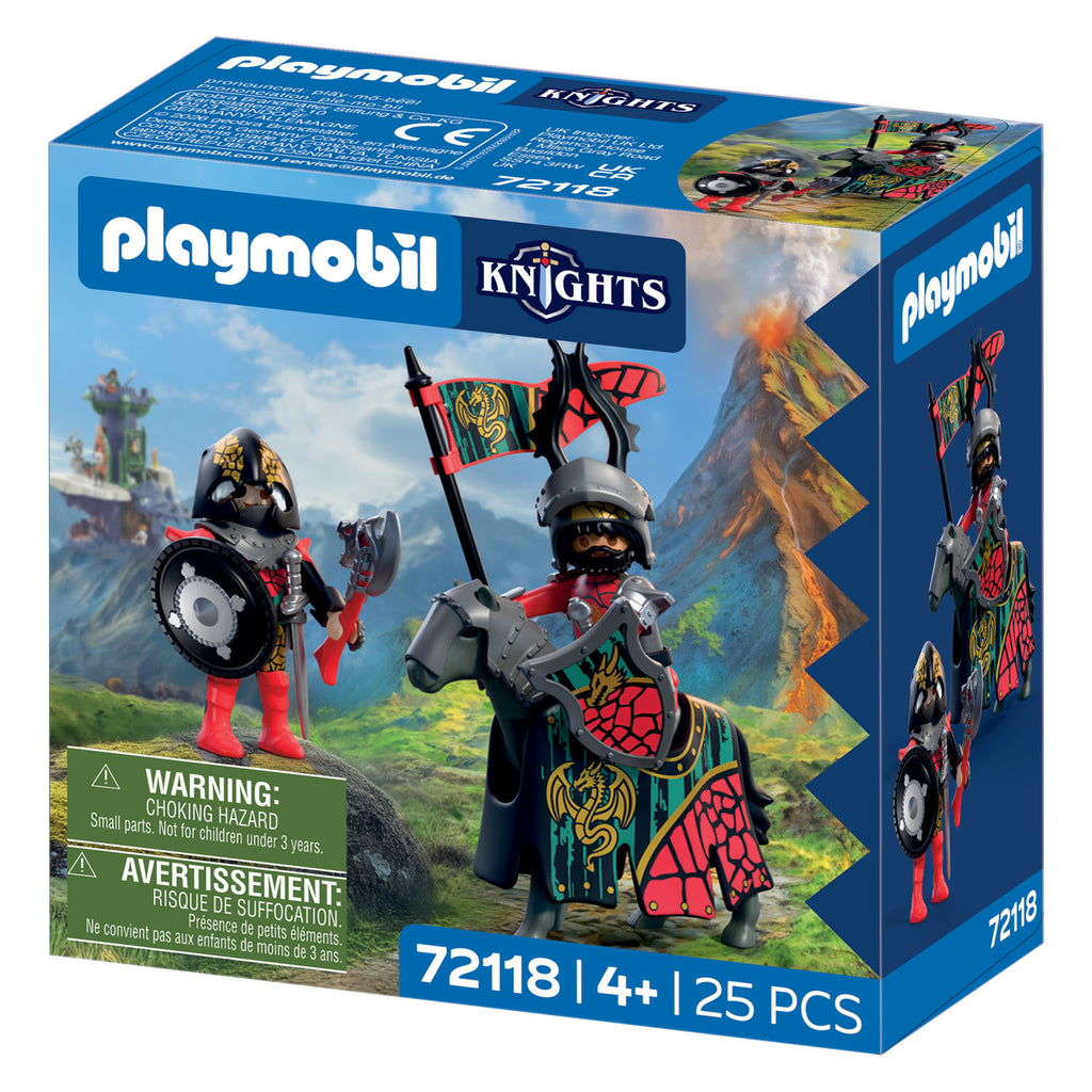 Playmobil - knights drakenridder leider - 72118