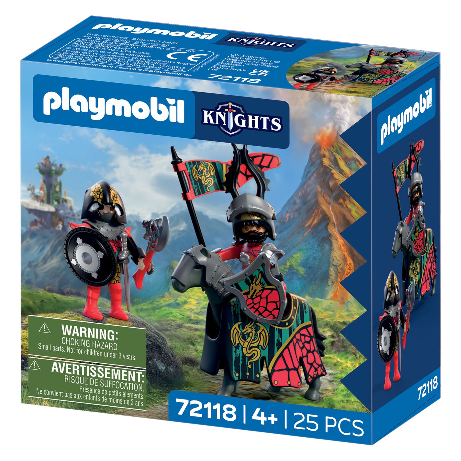 Playmobil - knights drakenridder leider - 72118