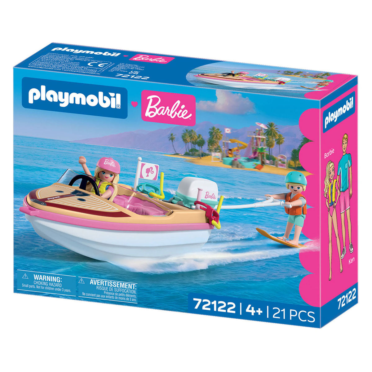 Playmobil - barbie avonturenboot - 72122