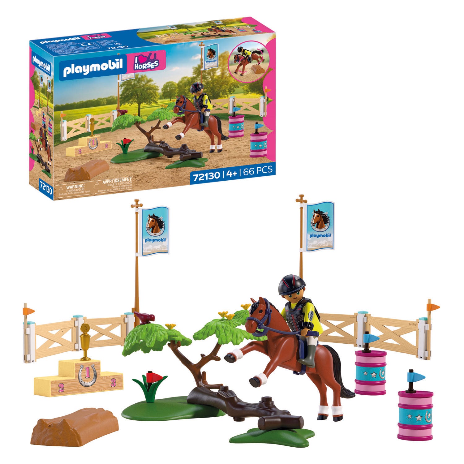 Playmobil - horses wedstrijd rijbak - 72130
