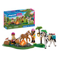 Playmobil - horses paardijrocht met kampvuur - 72132