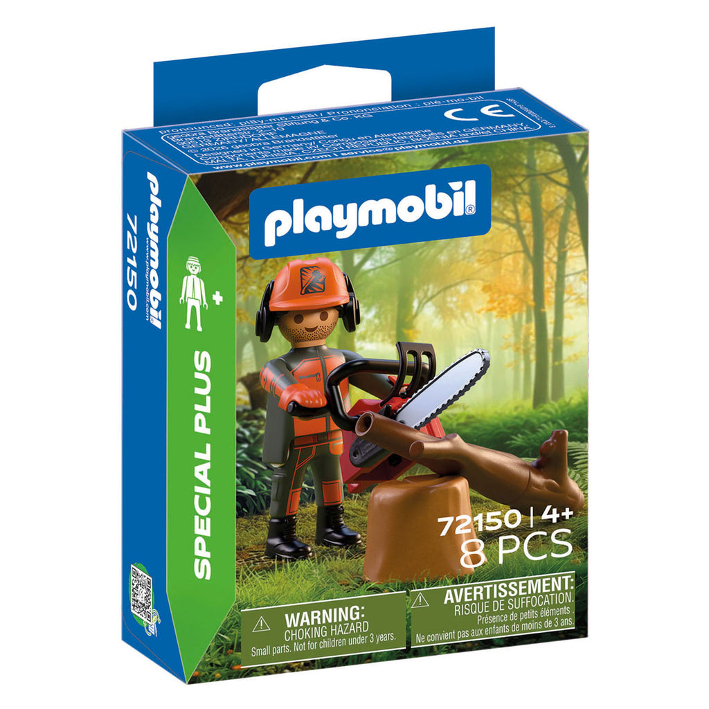 Playmobil - specials houthakker met kettingzaag - 72150