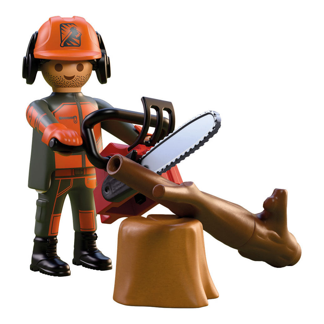 Playmobil - specials houthakker met kettingzaag - 72150