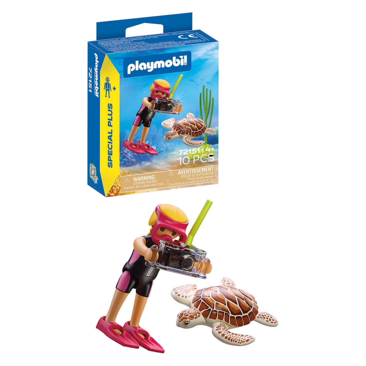 Playmobil - specials duiker met schildpad - 72151