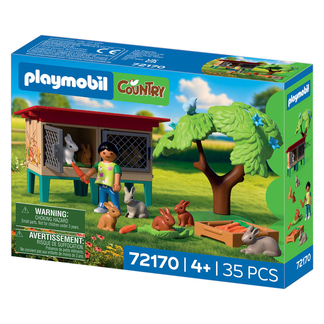 Playmobil - country konijnenhok - 72170