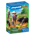 Playmobil - country boer met hangbuikzwijn - 72171
