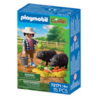 Playmobil - country boer met hangbuikzwijn - 72171