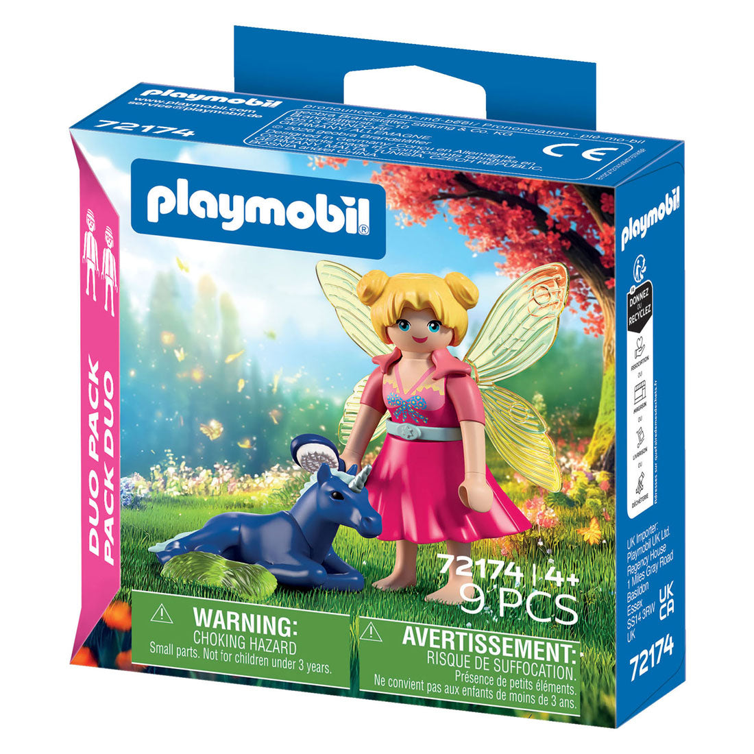 Playmobil - duopack fee met eenhoornveulen - 72174