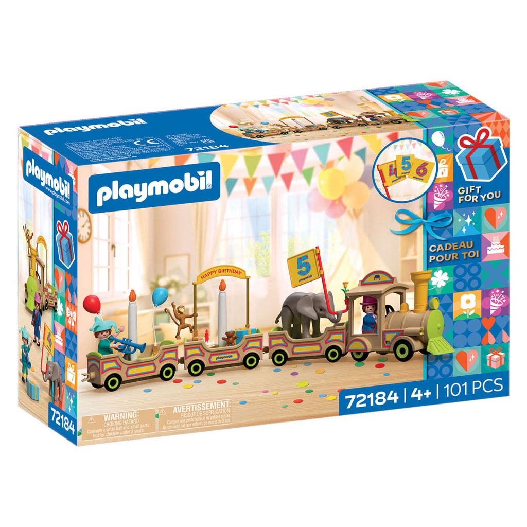 Playmobil - verjaardagstrein - 72184