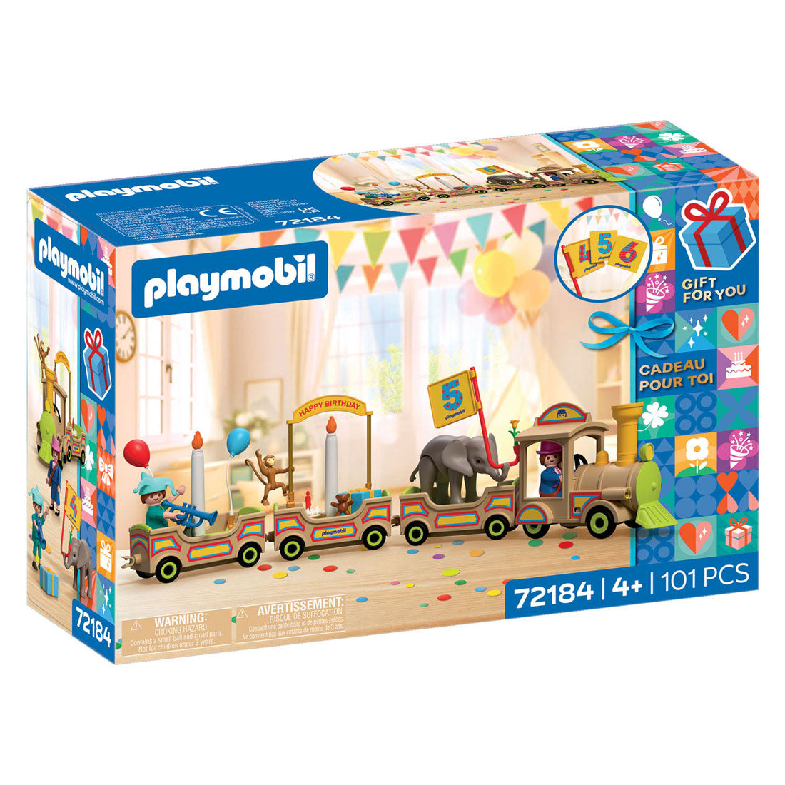 Playmobil - verjaardagstrein - 72184