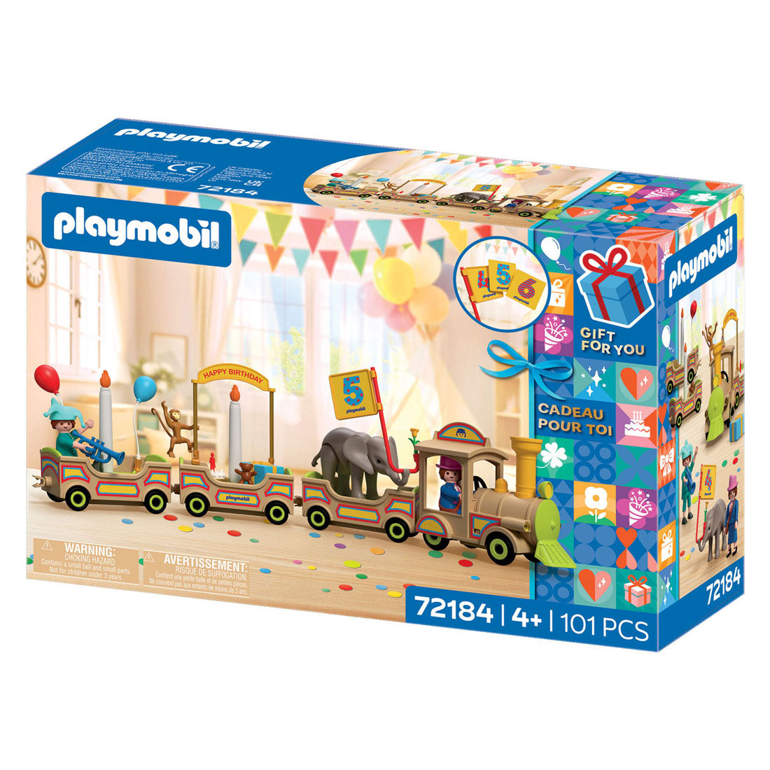 Playmobil - verjaardagstrein - 72184