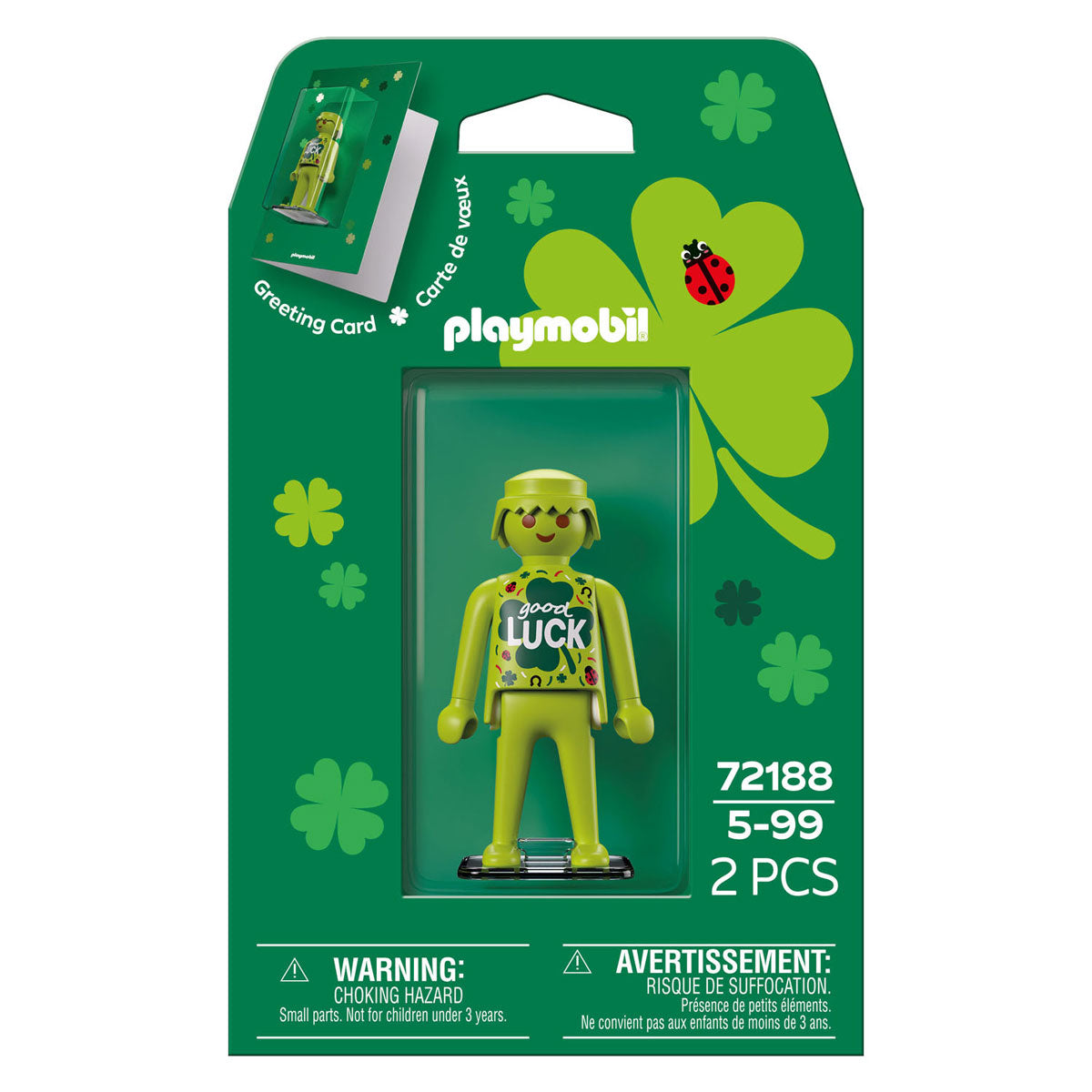 Playmobil - wenskaart veel geluk - 72188