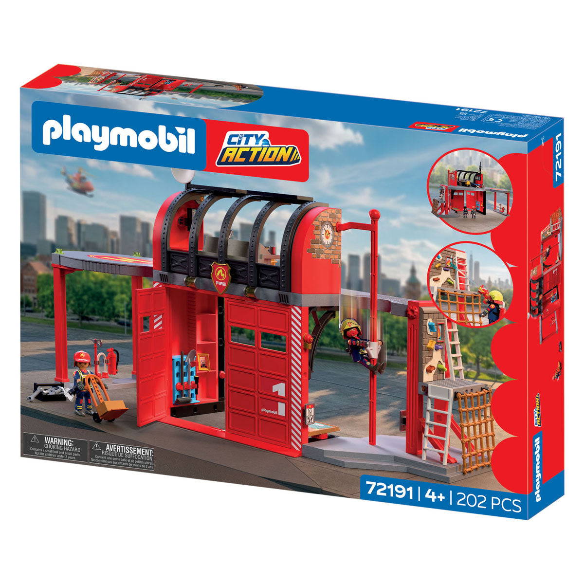 Playmobil - city action grote brandweerkazerne - 72191