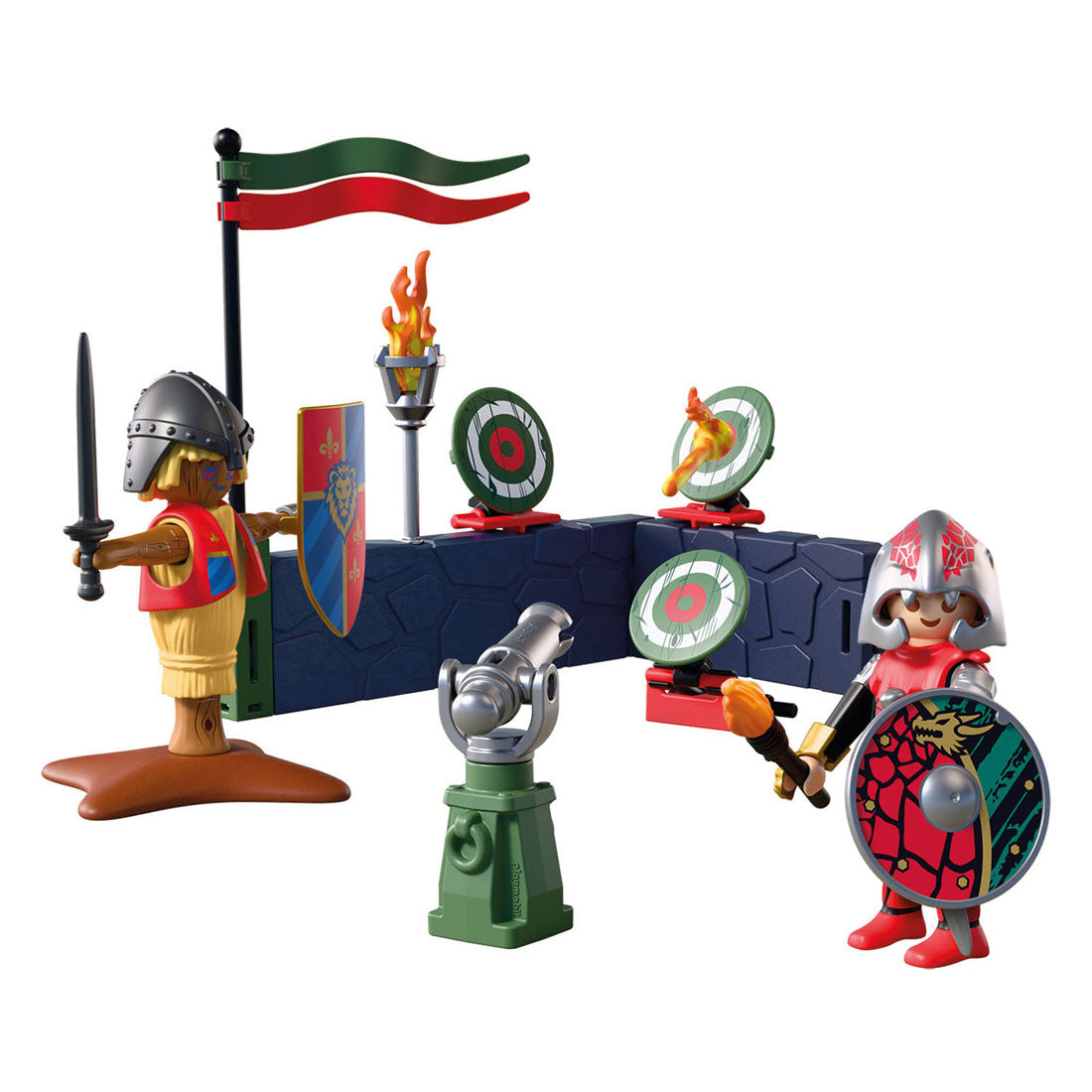 Playmobil - knights drakenridder gevechtstraining - 72213