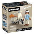 Playmobil - vespa 80 jaar klassieke uitvoering - 72283