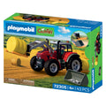 Playmobil - country grote tractor met hooibalen - 72305