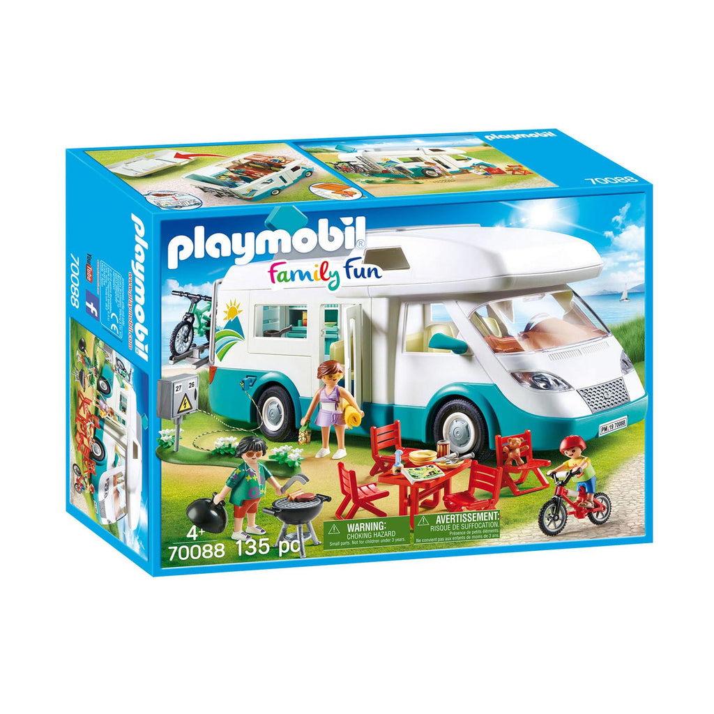 Playmobil - family fun camper met familie - 70088