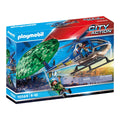 Playmobil city action politiehelikopter - parachute achtervolging - 70569