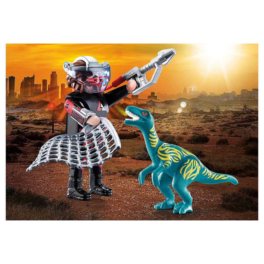 Playmobil - 70693 duopack velociraptor vs stroper
